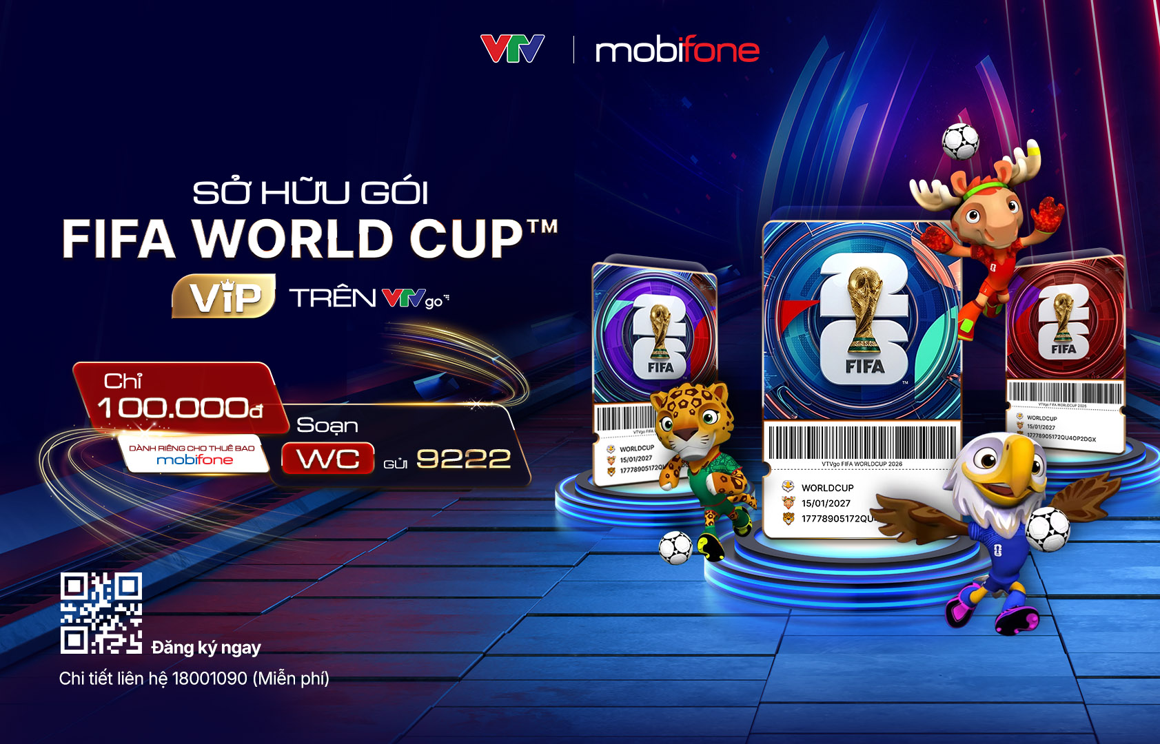 World Cup VIP trên VTVgo: Một gói VIP, trọn vẹn 104 trận đấu cùng loạt đặc quyền chưa từng có
