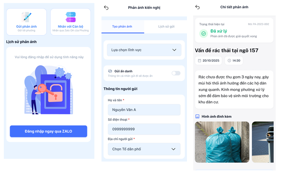 Kiến trúc hệ thống Zalo Miniapp UBND
